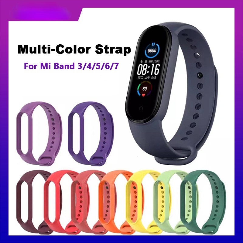 สายนาฬิกาข้อมือซิลิโคน แบบเปลี่ยน สําหรับ Xiaomi Mi Band 7 Pro