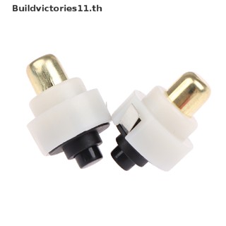 Buildvictories11 สวิตช์ปุ่มกดเปิด ปิดไฟฉายไฟฟ้า LED 20 มม. 2 ชิ้น