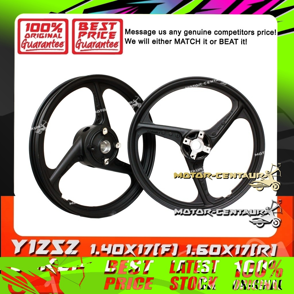 RIM MOTOSIKAL KAWA-GTO SPORT RIMS ENKEI-3L 1.40X17(DISC,F) 1.60X17(DISC,R) สําหรับ Y125,Z,ZR, LC135 