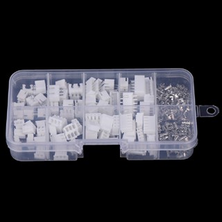 FTY  230pcs/box XH 2.54 2p 3p 4p 5pin 2.54mm Pitch Terminal Kit JST Connector N