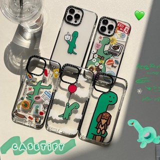 พร้อมส่ง CASE.TiFY 【คอลเลกชันไดโนเสาร์】เคสซิลิโคน TPU นิ่ม แบบใส กันกระแทก สําหรับ iPhone 14 Pro MAX 14 Plus 13 12 11 Pro MAX 6 7 8 Plus X XR XS MAX