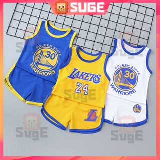 【Suge】ชุดเสื้อกีฬาบาสเก็ตบอล และกางเกงขาสั้น สําหรับเด็กผู้ชาย และเด็กผู้หญิง