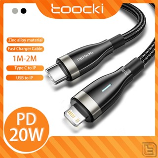 Toocki 20W USB C ถึง L สายชาร์จข้อมูล ชาร์จเร็ว สายชาร์จ Type C สําหรับโทรศัพท์ 14 13 สายชาร์จข้อมูล สายไฟ