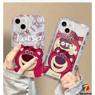 เคสโทรศัพท์มือถือแบบนิ่ม ลายหมีสตรอเบอร์รี่น่ารัก สําหรับ OPPO A15 A54 A5s A16 A77 A53 A11 A35 A55 A74 A77s A17K A95 A1K A12 A17 A57 A5 A52 A72 A92 A16K A16s A9 A33 A32 A12E A15s A7 A3s