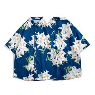 เสื้อฮาวาย เสื้อ hawaii ผู้ชาย เสื้อสงกรานต์ รุ่น 3021