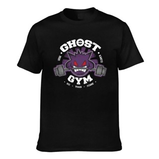 เสื้ Urbane Outfitter 【HOT】เสื้อยืด พิมพ์ลาย Pokemon Go Ghost Gengar แฟชั่นฤดูร้อน สําหรับผู้ชาย100%cotton