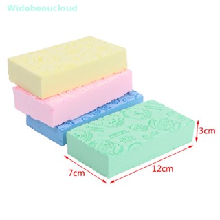 Widebeaucloud ฟองน้ําอาบน้ํา Exfoliag / ผิวที่ตายแล้ว ฟองน้ํานวดตัว เครื่องมืออาบน้ําที่ดี