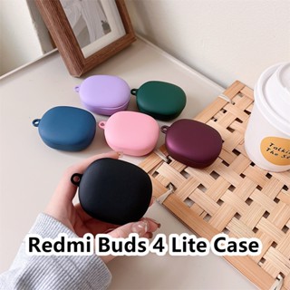 พร้อมส่ง! เคสหูฟัง แบบแข็ง ไล่โทนสี สําหรับ Redmi Buds 4 Lite