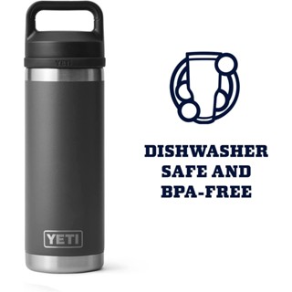 แก้วน้ำ ขวดเยติของแท้ 💯% • YETI RAMBLER 18oz ™ BOTTLE ( ฝาเกลียวสองชั้น ) 🌟🌟🌟โปรดอ่านรายละเอียดให้ครบ 🌟🌟🌟