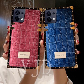 Yjd เคสโทรศัพท์มือถือ ขอบตรง กันกระแทก เรียบง่าย สําหรับ OPPO Reno8 Pro Reno8 Z Reno8 T Reno7 Z Reno6 Z