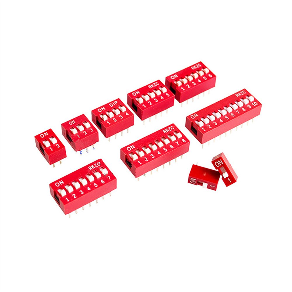 Toggle Switch 1P 2P 3P 4P 5P 6P 8P Dip Switch 2.54 มม.