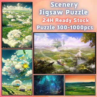 📣พร้อมส่ง📣【Scenery】Jigsaw puzzle จิ๊กซอว์ 1000 ชิ้นของเด็ก จิ๊กซอว์ไม้ 1000 ชิ้น จิ๊กซอว์ 1000 ชิ้นสำหรับผู้ใหญ่ จิ๊กซอ จิ๊กซอว์ 500 ชิ้น🧩3 จิ๊กซอว์ 1000 ชิ้น สำหรับ ผู้ใหญ่ ตัวต่อจิ๊กซอว์ จิ๊กซอว์ การ์ตูน