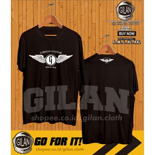  Gibson Clothes T-Shirt Music BAND Guitar LOGO - GILAN CLOTH_01