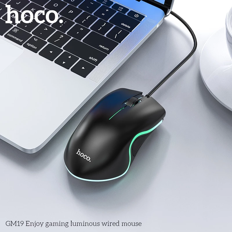เมาส์เกมมิ่ง Hoco GM19 มีสาย ไฟ RGB thumbnail 8