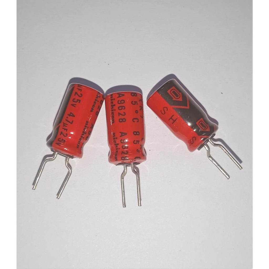 Elco Capacitor 4.7uf 25v Nichicon
