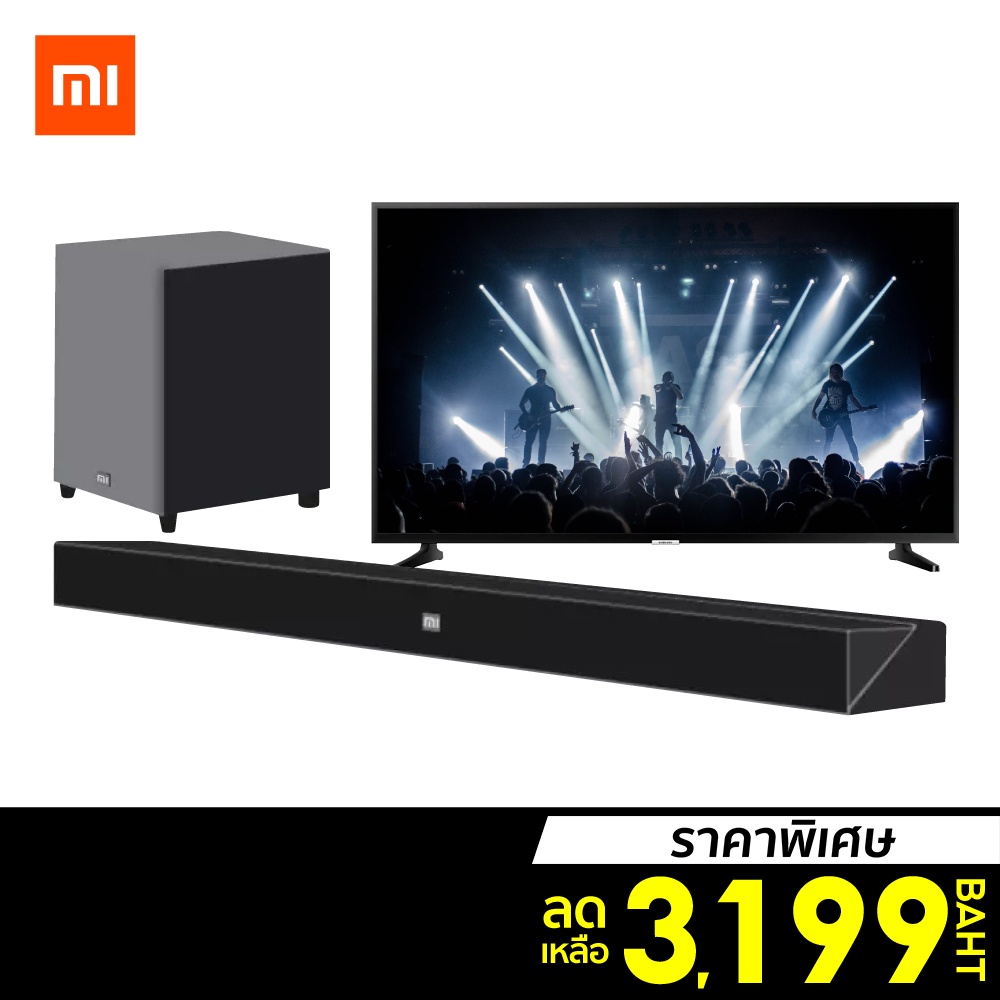 [ราคาพิเศษ 3199บ.] Xiaomi TV Speaker Soundbar Theater ซาวด์บาร์ ลำโพงไร้สาย Bluetooth5.0 -30D