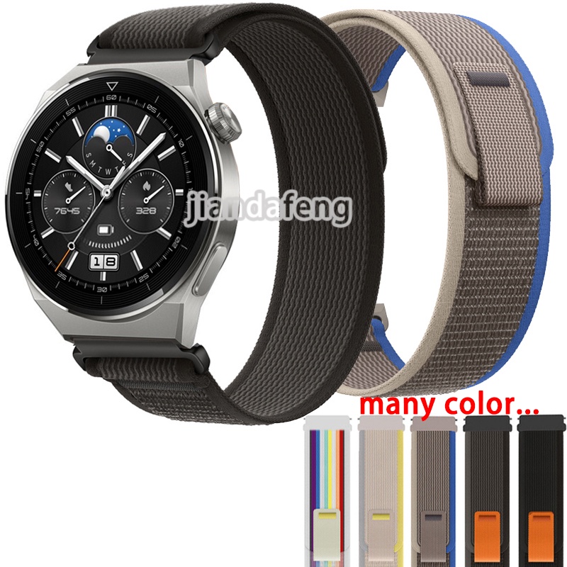 Trail Loop Band ไนลอนกีฬาสําหรับ HUAWEI WATCH GT6 GT5 GT4 GT3 Pro 46 มม.43 มม.Watch4 pro