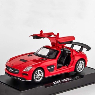 โมเดลรถยนต์ 1:32 Ben-z SLS AMG GT Miniatura Diecast พร้อมไฟเสียง