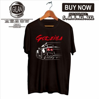 Godzilla NISSAN SKYLINE GTR 34 Car T-Shirt Automotive JDM - Gilan_01