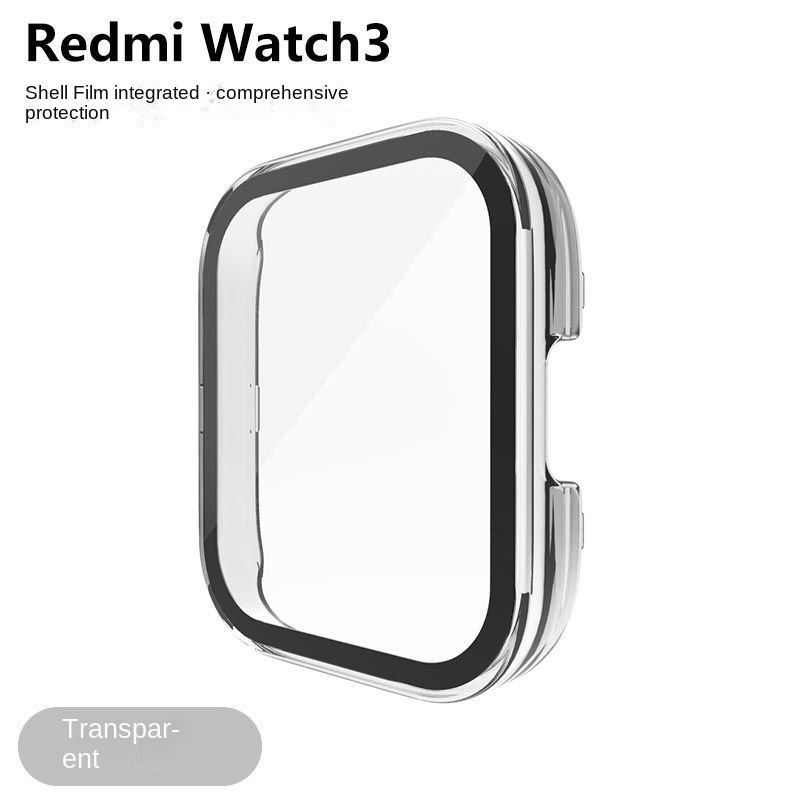 2-in-1 เคสป้องกัน PC พร้อมฟิล์มกระจกนิรภัย สําหรับ Redmi Watch 3 Redmi Watch 2 lite Mi Watch lite