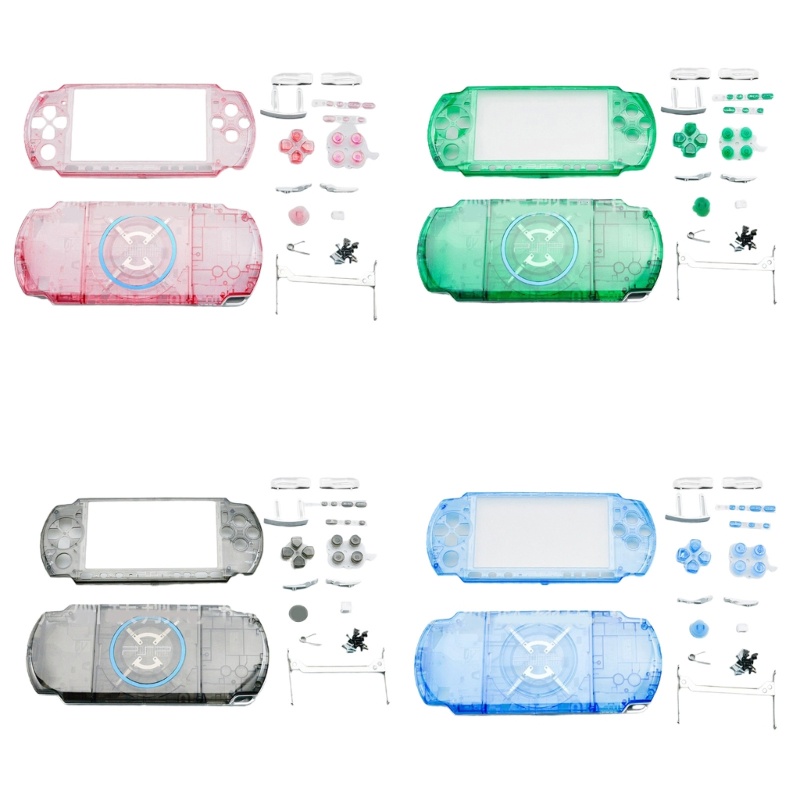 Kok Full Housing Shell Case Cover Button Kit Set เหมาะสําหรับ PSP3000 เกมคอนโซล