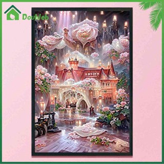 【Doub X ✮】ด้ายผ้าฝ้าย 18ct พิมพ์ลายภูมิทัศน์ สําหรับปักครอสติส ✮