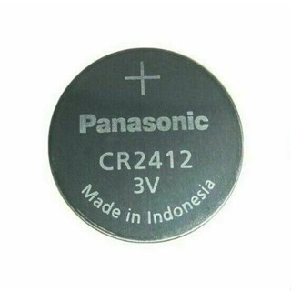 ถ่านกระดุม Panasonic CR2412 3V LITHIUM 1 ก้อน ของแท้ ถ่าน