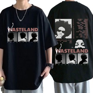 【พร้อมส่ง】เสื้อยืดแขนสั้น พิมพ์ลายอัลบั้มเพลง Brent Faiyaz Wasteland สไตล์ฮิปฮอป ฮาราจูกุ สตรีท โอเวอร์ไซซ์ สําหรับทุกเพ