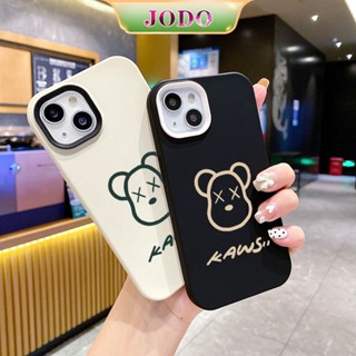 เคสโทรศัพท์ซิลิโคน TPU แบบนิ่ม ลายหมี กันกระแทก สําหรับ iPhone 14 13 12 11 Promax 6 6S 7 8 Plus X XR XSMax SE