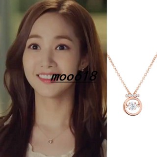 ** Moo618 * สร้อยคอเงินสเตอร์ลิง 925 จี้รูปหัวใจ สีทอง หรูหรา แฟชั่นฤดูร้อน สําหรับเด็กผู้หญิง 2023