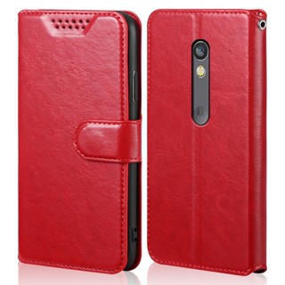 เคสโทรศัพท์หนัง PU ฝาพับ พร้อมช่องใส่บัตร สําหรับ Motorola Moto X Play X3 Lux XT1562 XT1563 XT1561