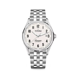 (ประกันศูนย์ไทย 2 ปี) TITONI Automatic AIRMASTER Arabic Dial White