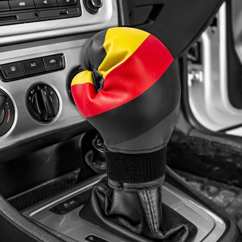 Creative Boxing Car Gear Grip Cover ตกแต่งเกียร์การปรับเปลี่ยนเกียร์คันโยกฝาครอบเกียร์ฝาครอบป้องกันมืออัตโนมัติ - รูปที่ 3