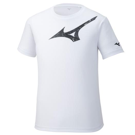 ใหม่ Mizuno เสื้อยืดแขนสั้น ผ้าฝ้าย ลายแบดมินตัน สําหรับผู้ชายและผู้หญิง 62JA0010