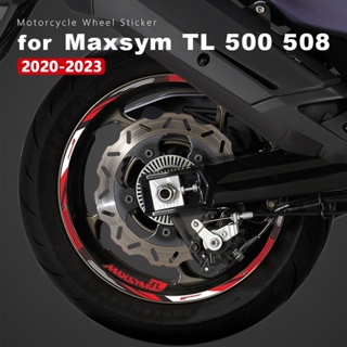 สติกเกอร์ติดขอบล้อรถจักรยานยนต์ กันน้ํา สําหรับ Maxsym TL 508 2023 SYM Maxsym TL 500 TL500 2020-2022 2021 2022