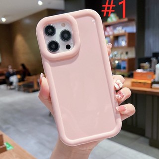 ราคาโรงงาน!เคสโทรศัพท์มือถือ แบบนิ่ม ลายกรอบรูป ขนาดใหญ่ สําหรับ iPhone 6 6S 7 8 14 + Plus SE 2020 X XS XR 11 12 13 Pro Max 5 สี
