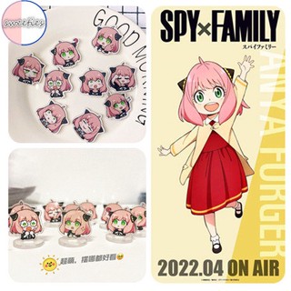 Spy × FAMILY INS แอนิเมชั่นใส Q Edition Ania อะคริลิค สําหรับตกแต่งโต๊ะ 9 ชิ้น