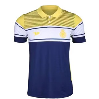 [Fans] 2324 ใหม่ Al-Nassr FC เสื้อโปโล แขนสั้น คุณภาพสูง สําหรับเล่นกีฬาฟุตบอล