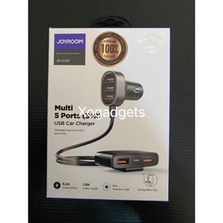 ลำโพง JOYROOM JR-CL03 ชาร์ทรถ 5พอร์ต (3+2) Multi-port USB PORT CAR CHARGER 5 PORT (รับประกัน1ปี)