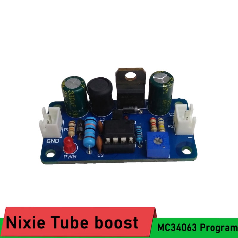 DC 9V-12V ถึง 80-380V 160V 170V DC boost โมดูลจ่ายไฟแรงสูงสําหรับ 6E2, 6E1, 6E5 ระดับ Nixie หลอดเรือ