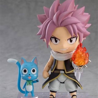 Fairy TAIL Natsu Action Figure Q Version Figma โมเดลตุ๊กตา ของเล่นสําหรับเด็ก ตกแต่งบ้าน ตุ๊กตาอนิเมะ คอลเลกชัน