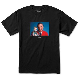 เสื้อยืด พิมพ์ลายสเก็ตบอร์ด Mister Rogers สําหรับผู้ชาย