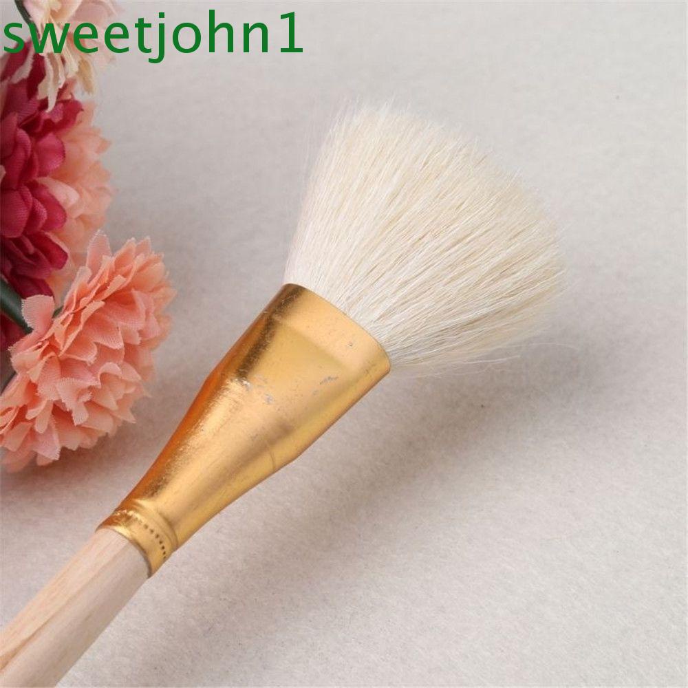 Sweetjohn แปรงวาดภาพสีน้ํามันอะคริลิคหลากสี 10 ชิ้น