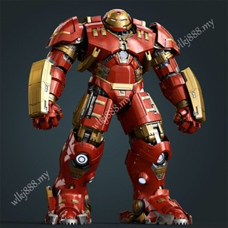 ฟิกเกอร์ Avengers Iron Man Hulkbuster 17 ซม. พร้อมไฟ LED ของเล่นสําหรับเด็ก