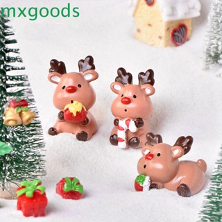 Mxgoods กวางเอลก์เรซิ่น สําหรับตกแต่งคริสต์มาส DIY