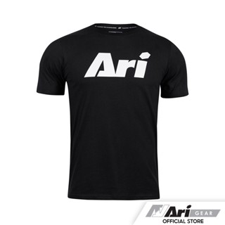 ARI SIGNATURE LIFESTYLE TEE - BLACK/WHITE เสื้อยืด อาริ ซิกเนเจอร์ สีดำ_01