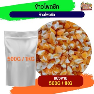 corn flakes ข้าวโพดซีก  อาหารนกและสัตว์ฟันแทะ (แบ่งขาย 500G / 1KG)