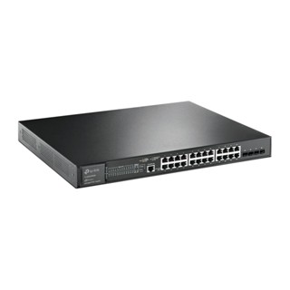 TP-LINK TL-SG3428XMP JetStream 24-Port Gigabit and 4-Port 10GE SFP+ L2+ Managed Switch ประกันLT