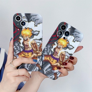 เคสซิลิโคน สำหรับ ไอโฟน iPhone 14 Pro Max iPhone 13 Pro Max iPhone 12 Pro Max iPhone 11 Fashion Cartoon Monkey D Luffy ลูฟี่ Soft Silicone Case