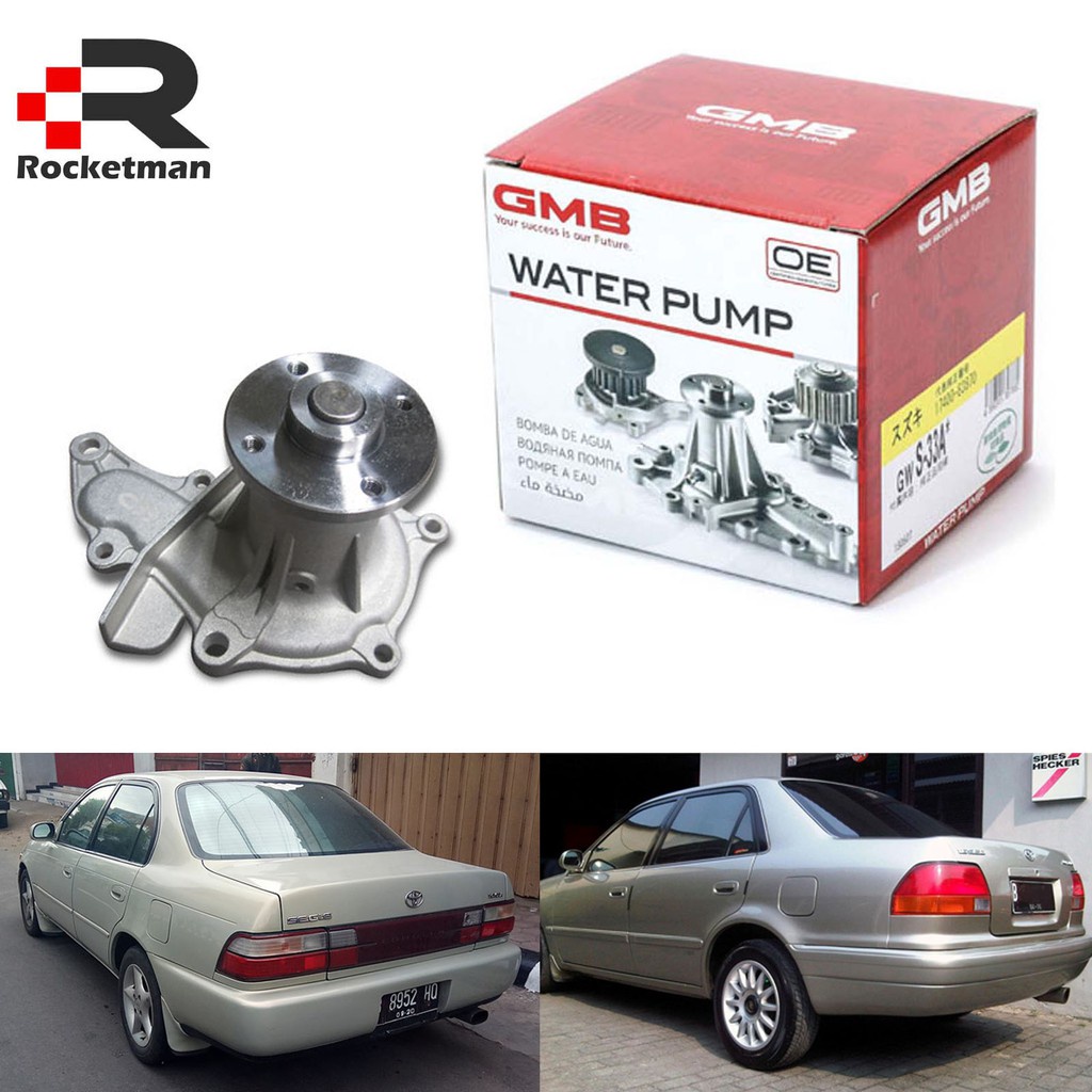ปั๊มน้ํา GMB TOYOTA COROLLA SEG AE101 AE111 1.6 16V (GWT-83A)